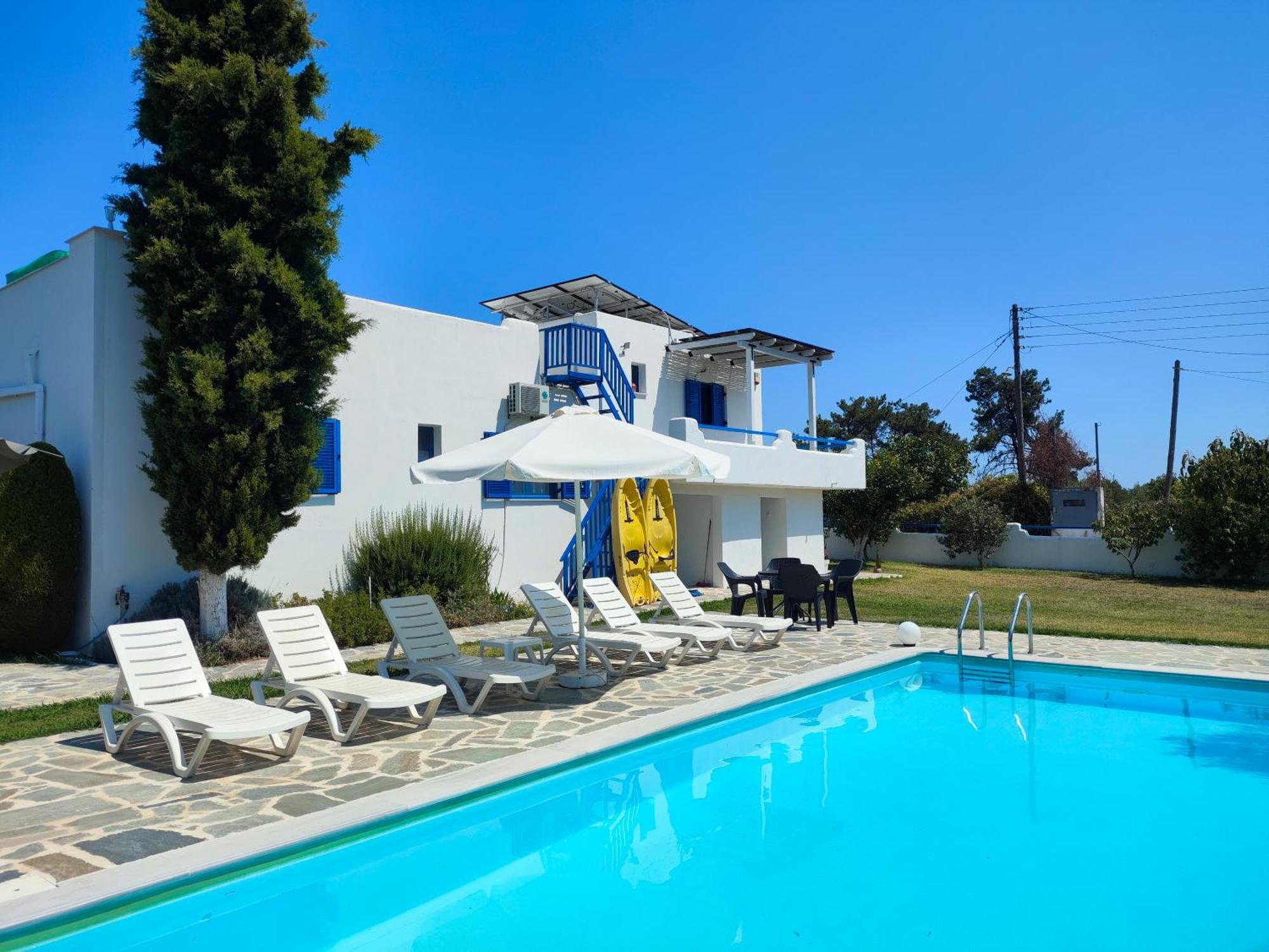 Navy Greece Villa With Swimming Pool & Sea View Макригиалос Екстериор снимка