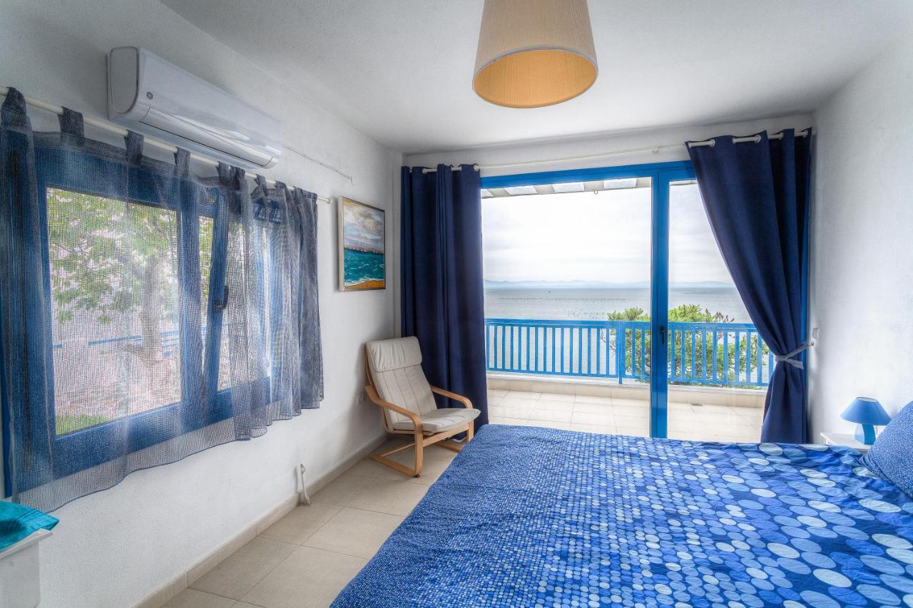 Navy Greece Villa With Swimming Pool & Sea View Макригиалос Екстериор снимка