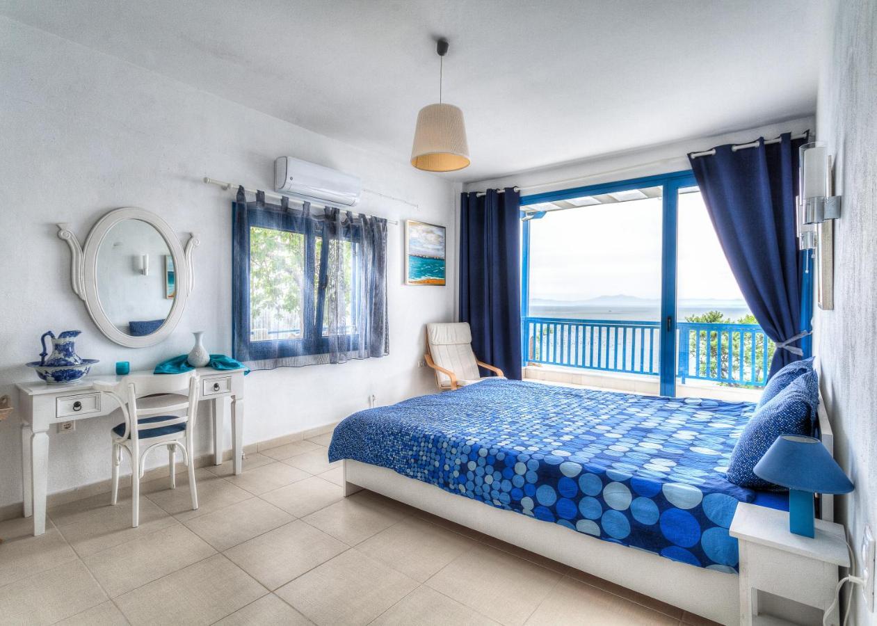 Navy Greece Villa With Swimming Pool & Sea View Макригиалос Екстериор снимка