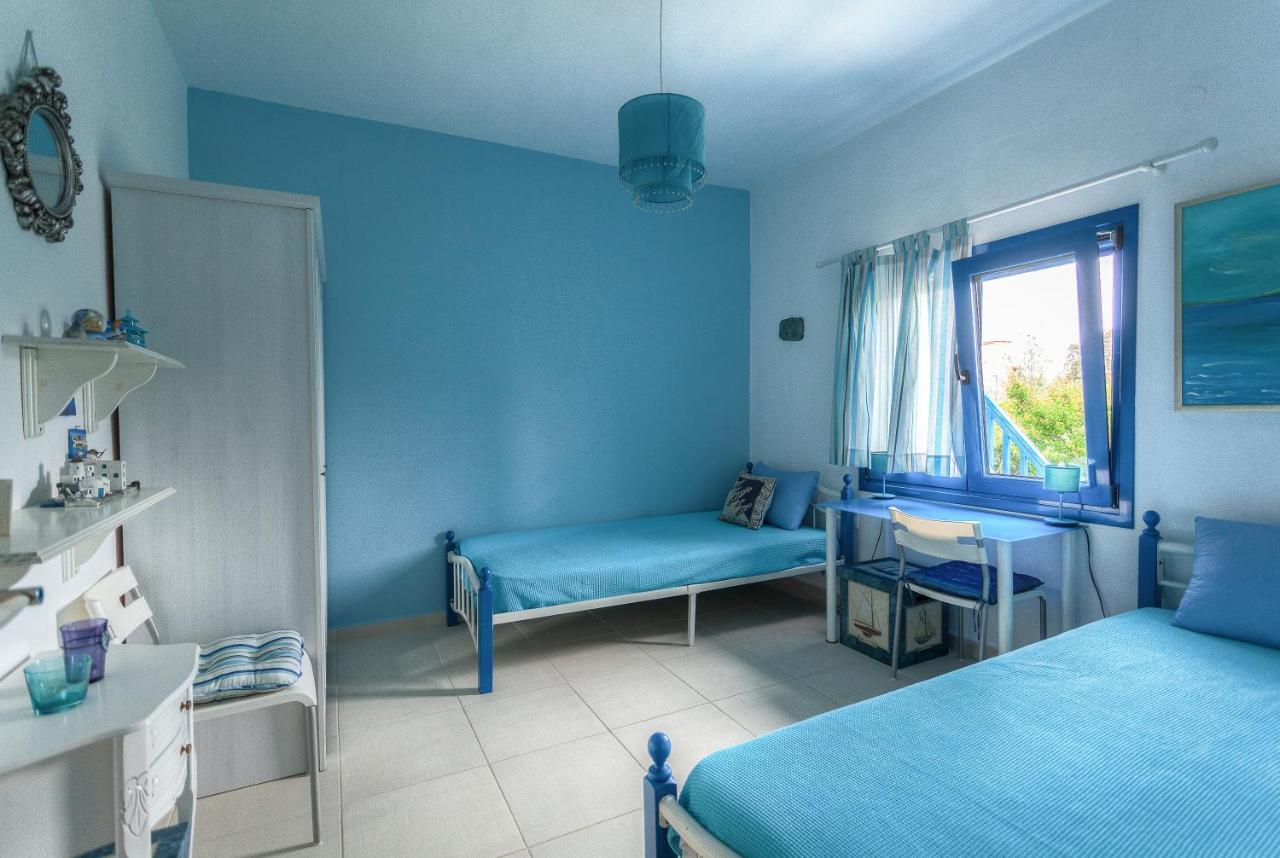 Navy Greece Villa With Swimming Pool & Sea View Макригиалос Екстериор снимка