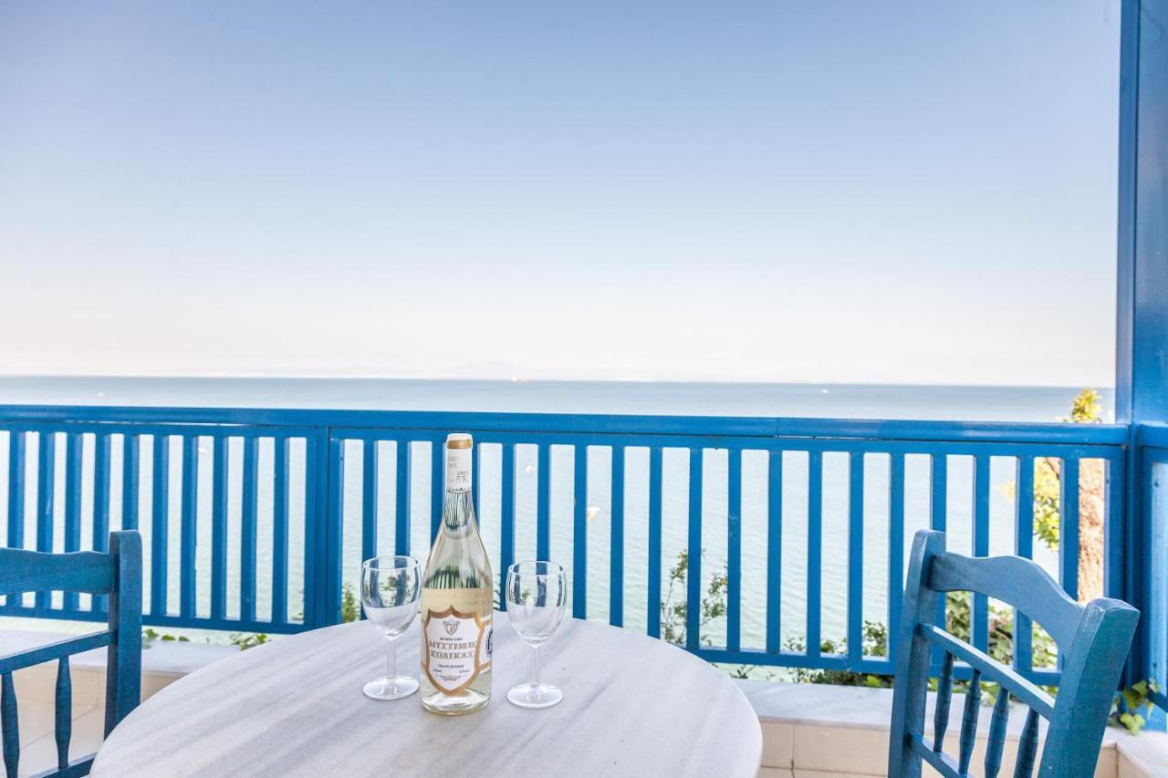Navy Greece Villa With Swimming Pool & Sea View Макригиалос Екстериор снимка