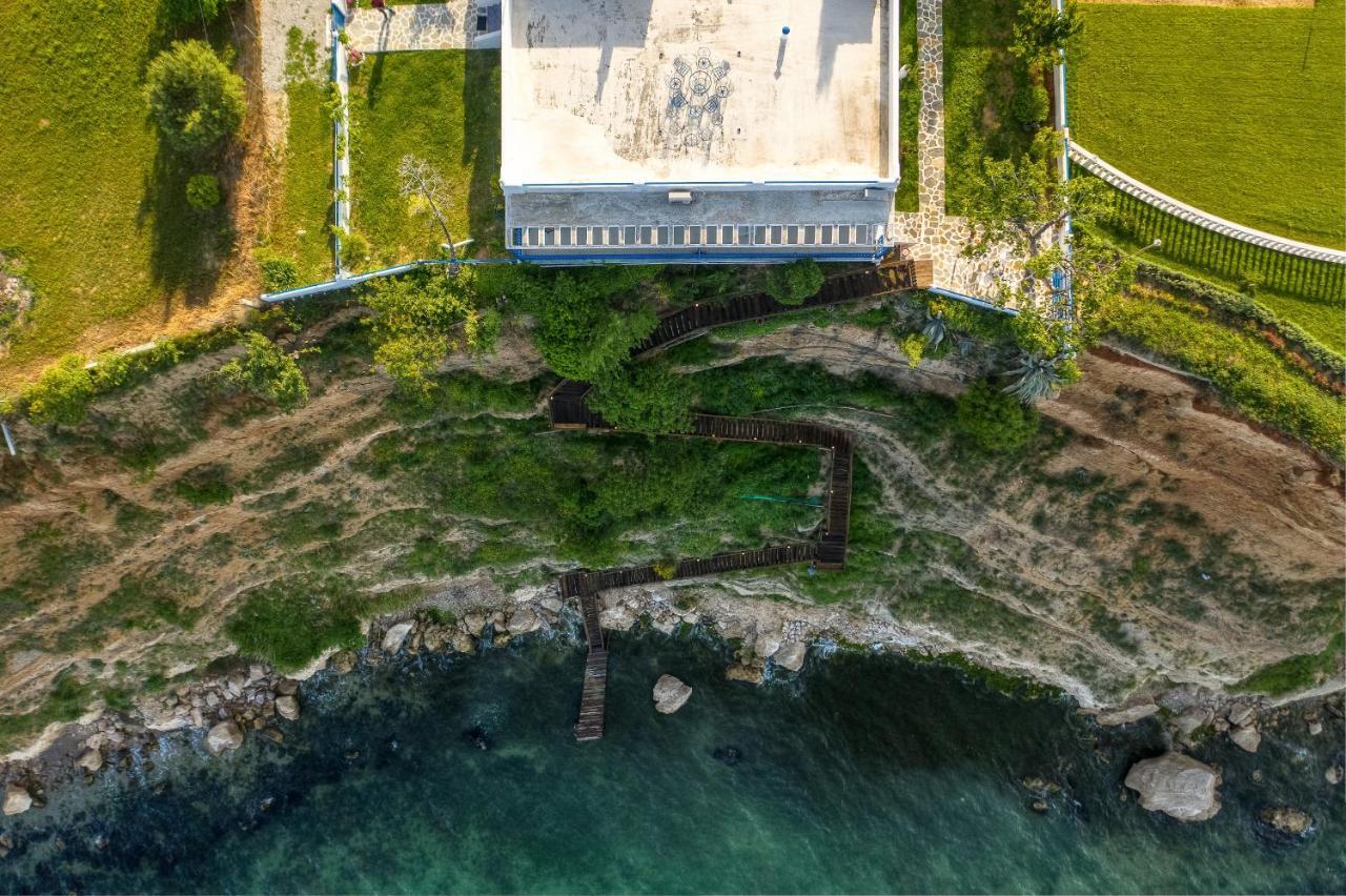 Navy Greece Villa With Swimming Pool & Sea View Макригиалос Екстериор снимка